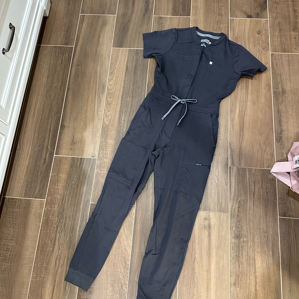Fabletics Gray Scrub Jumpsuit
